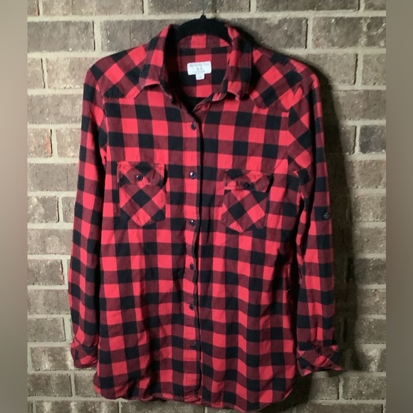 Matchstick Flannel Top - Picture 3 of 8